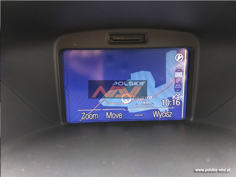 Ford Sony SYNC MFD SD Tłumaczenie nawigacji - Polskie menu